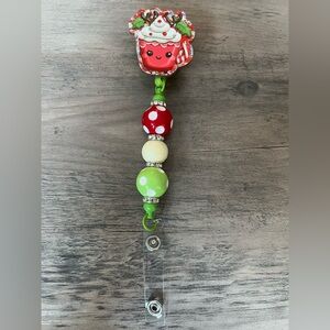 Hot cocoa badge reel